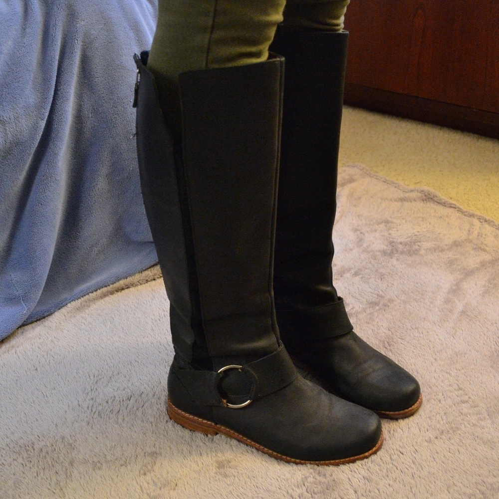 Olukai Holo Lio II W knee high leather boots
